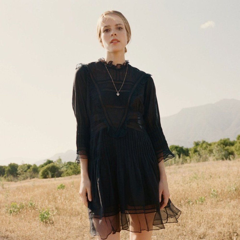 Black DÔEN Paix Mini Dress (Brand NEW)